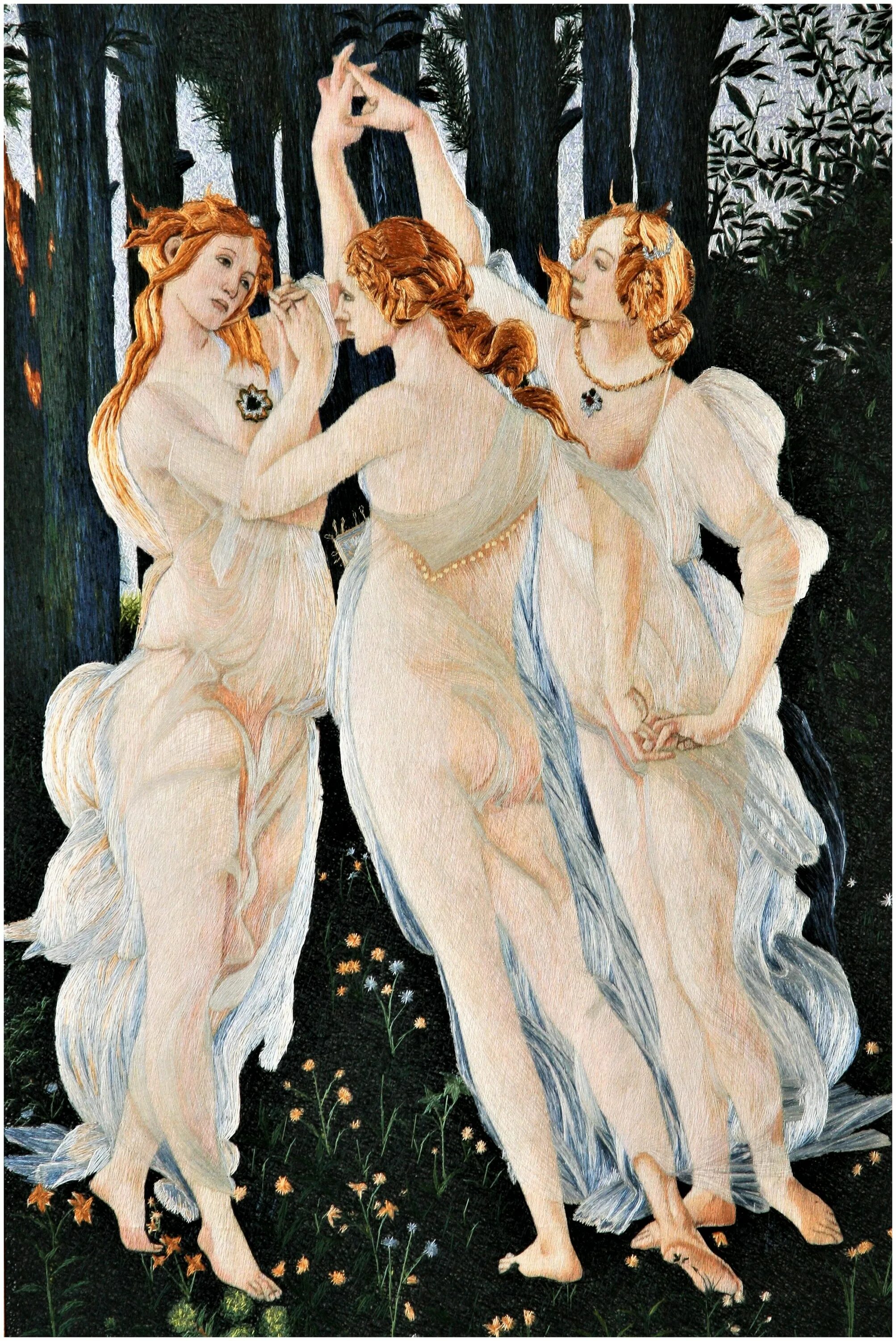 Три хариты боттичелли. Сандро боттичелли три нимфы. Троица боттичелли суд париса. Сандро боттичелли три грации. Сандро боттичелли весна картина.