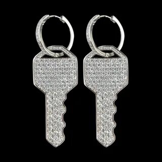 Серьги ключи