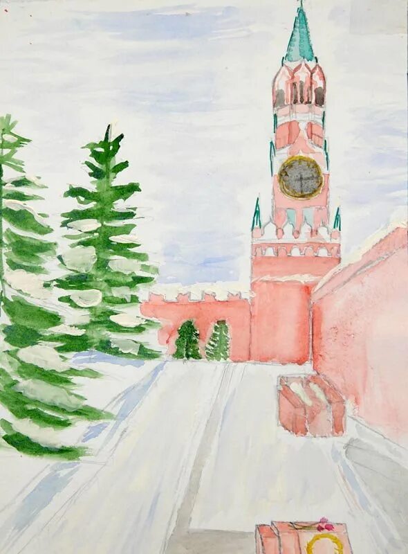 Рисование красной площади. Кремль рисунок. рисование красная площадь. рисование кремль. москва рисунок для детей.