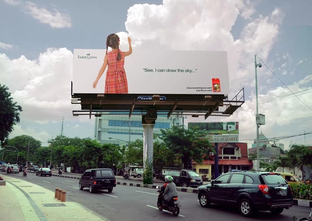 Креативная реклама. Рекламный билборд. Креативная наружная реклама. Необычные билборды. Without ads