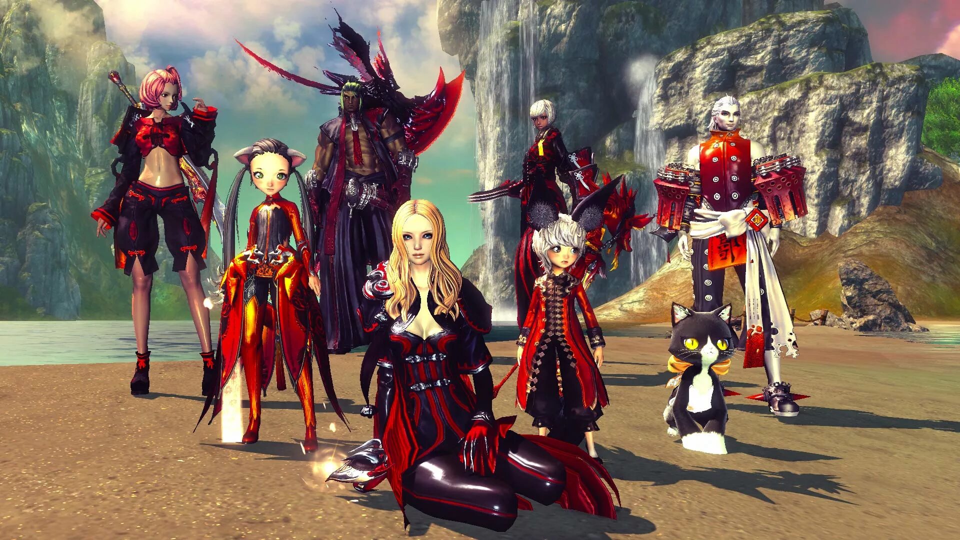 Blader soul. Blade and soul. ммо blade and soul. bns игра. бнс персонажи.
