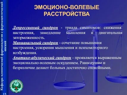 Психическое расстройство снижение настроении