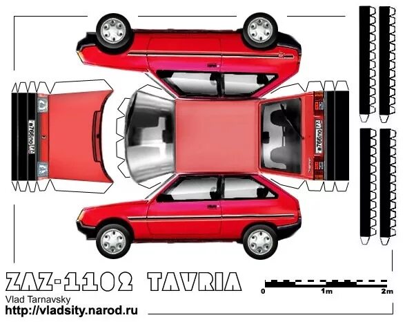 Выкройки машин из бумаги - DRIVE2