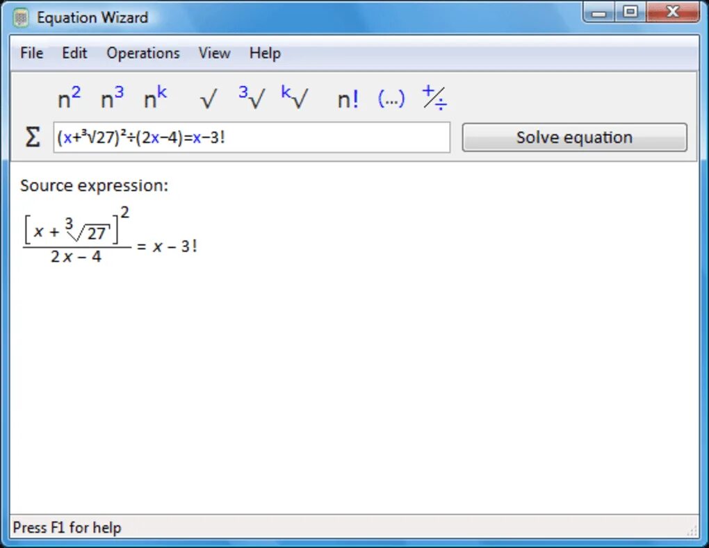 Equation программа. Решить любое уравнение. Факториал. Equation программа в банке.