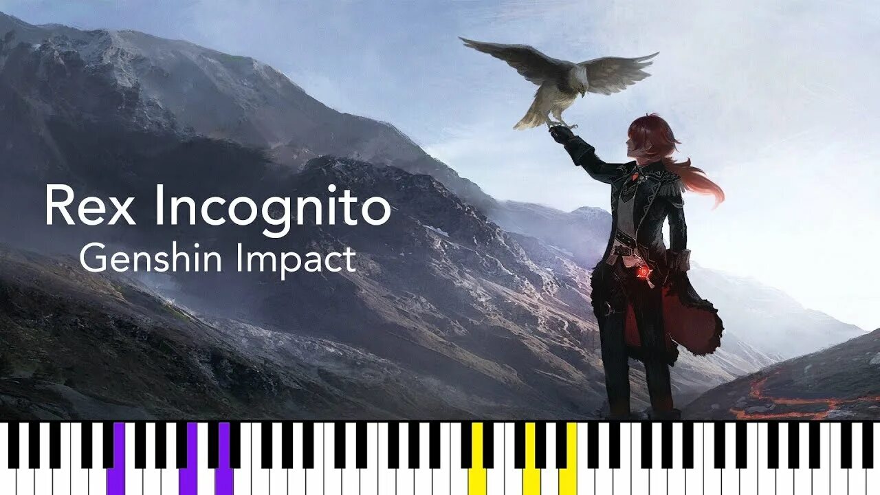 Rex incognito. Рекс инкогнито ноты. rex incognito ноты. zhongli s theme rex incognito from genshin impact.