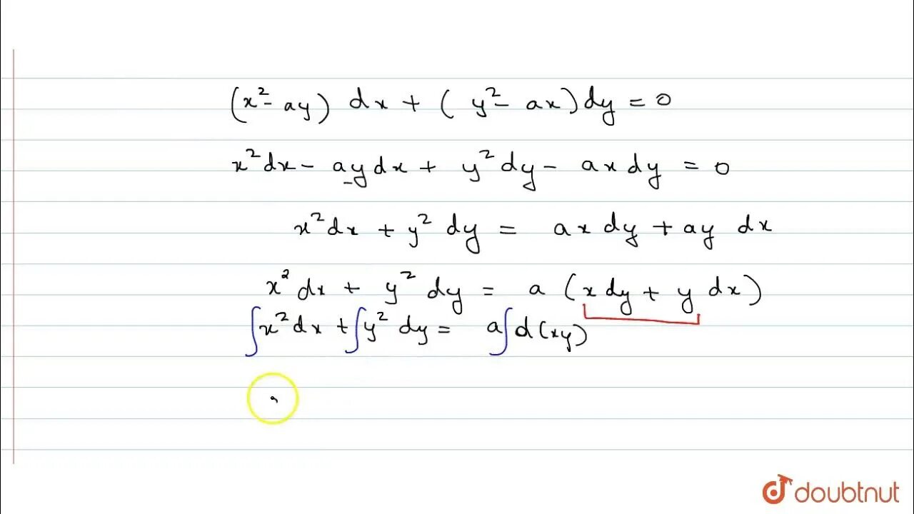 Dy y 1. Dy/DX+Y/X=XY^2. YDX-XDY/(X^2+Y^2). X/dy=y+2/DX. Dy/DX+Y/X-E^X^2=0.