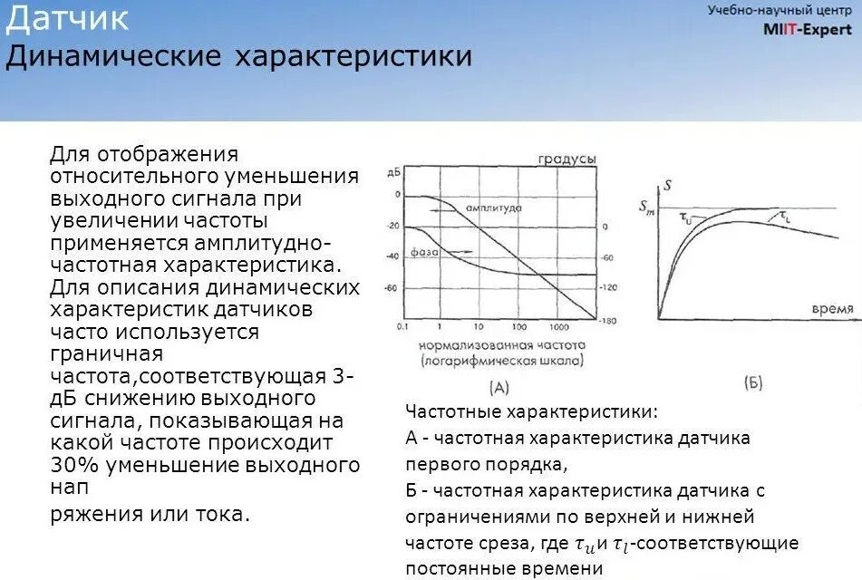 Динамическая характеристика датчика. Характеристики датчиков. Статические и динамические характеристики датчиков. Статическая характеристика датчика.