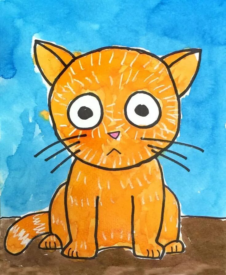 Рисование для детей котик. Рисование для детей котик. Пошаговое рисование кошки для дошкольников. Рисование по этапно для детей. Кошка рисунок для детей.