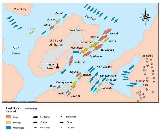 Перл харбор дата. Карта перл харбор 1941. pearl harbor 1941 map. атака на перл харбор карта. pearl harbor карта 1941.