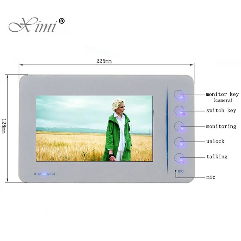 Видеодомофон tft lcd 7. Arnelia видеодомофон tft lcd 7 дюймов. видеодомофон 7 color tft lcd. домофон 7 дюймов размеры ширина. ultra-thin tft color video doorphone схема подключения.