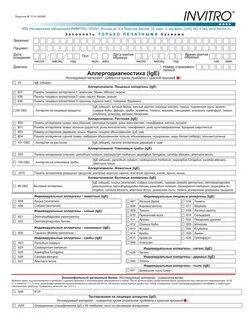 Панель анализов