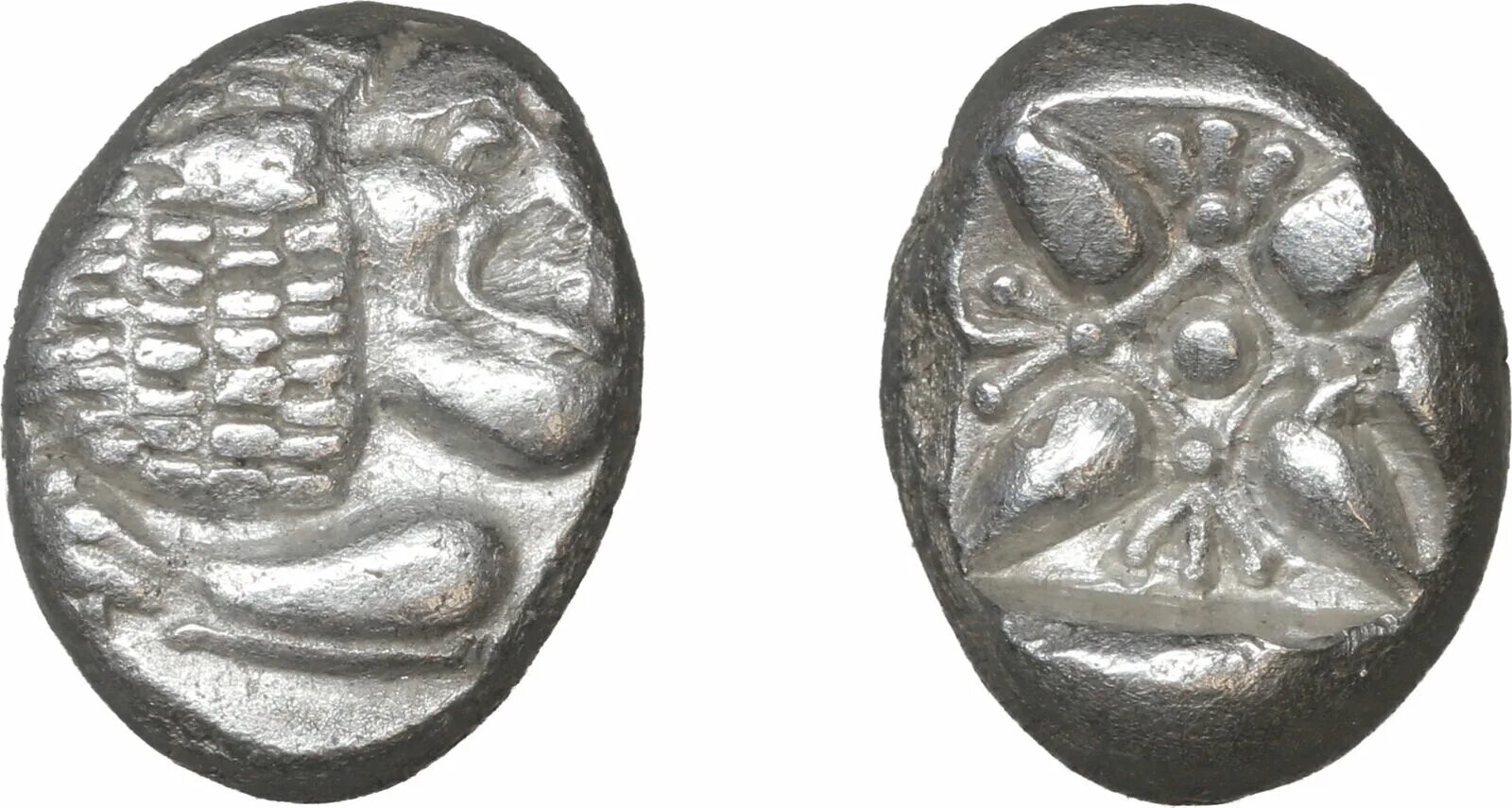 Иония. Pinch tab. Монеты синдика диобол серебро. 525 475. 525 475.