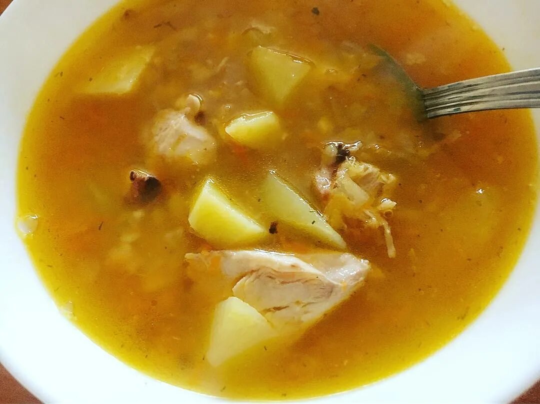 суп гороховый с курицей калорийность на 100