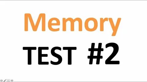 Test your memory