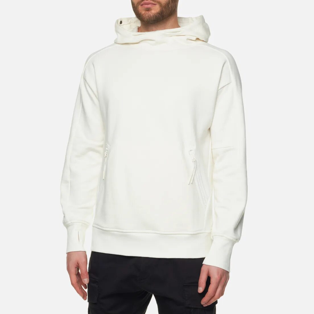 Diagonal raised fleece. Diagonal raised fleece goggle hoodie. c.p. company diagonal raised fleece goggle hoodie.