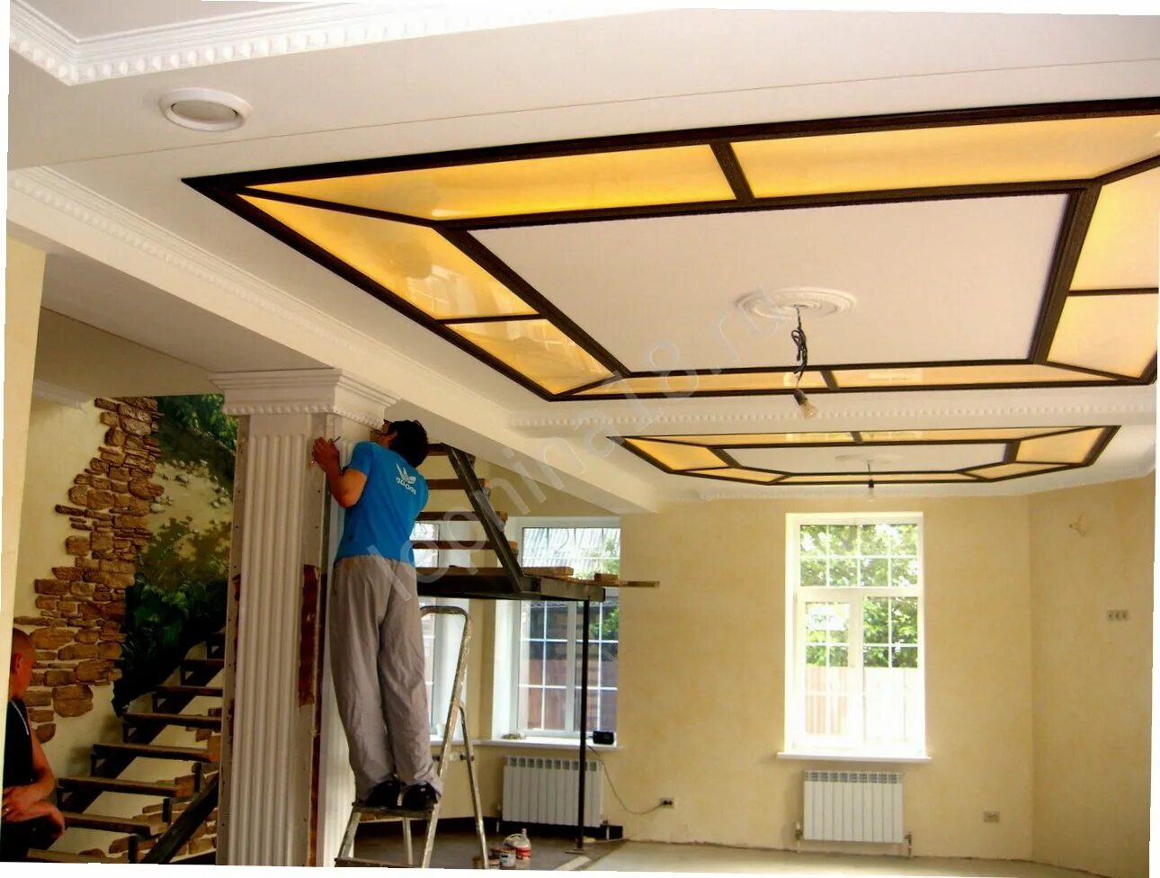 Кессонный потолок армстронг. Отделка потолков в частном доме. Варианты потолков своими руками. Отделка потолка. Потолок из дерева в доме.