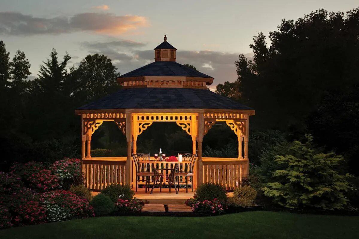 Wooden Gazebo беседки. Павильон Баоюньгэ («медная беседка»). Беседка октагон. Беседка в Восточном стиле с перголой. Восточная беседка