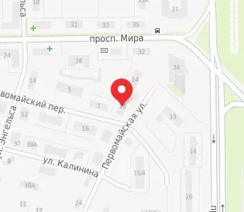 Кирова 7 на карте
