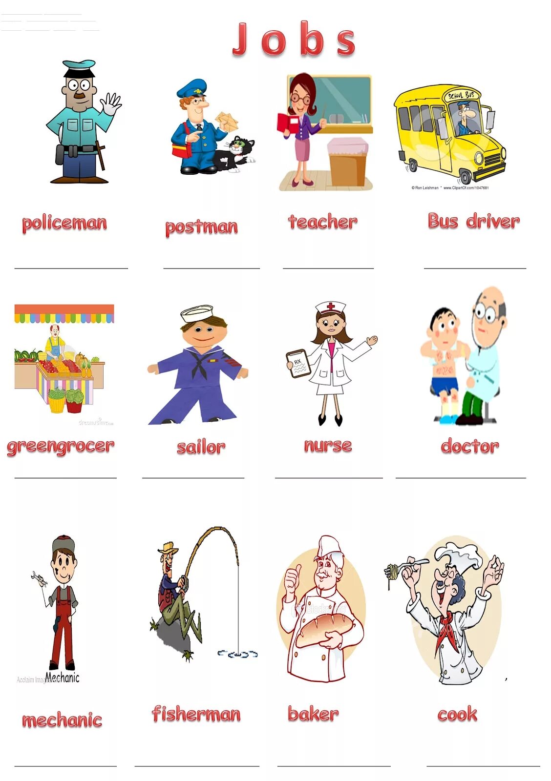 Professions topics