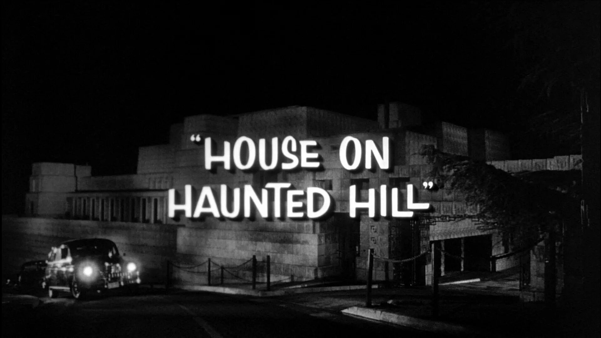 52 и хаунтед текст. House on Haunted Hill. House of Haunted Hill 1959. Дом ночных призраков 1959.