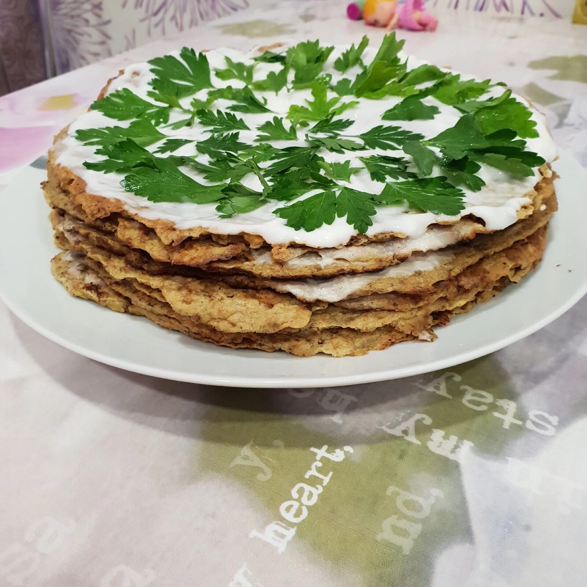 Торт из печени пп. Торт из печени пп