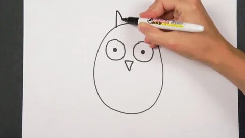 Рисуем сову видео