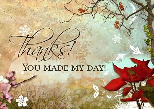 Make this day good. You made my Day. Make my Day. Make you Day. You make this Day.
