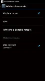 Андроид usb интернет