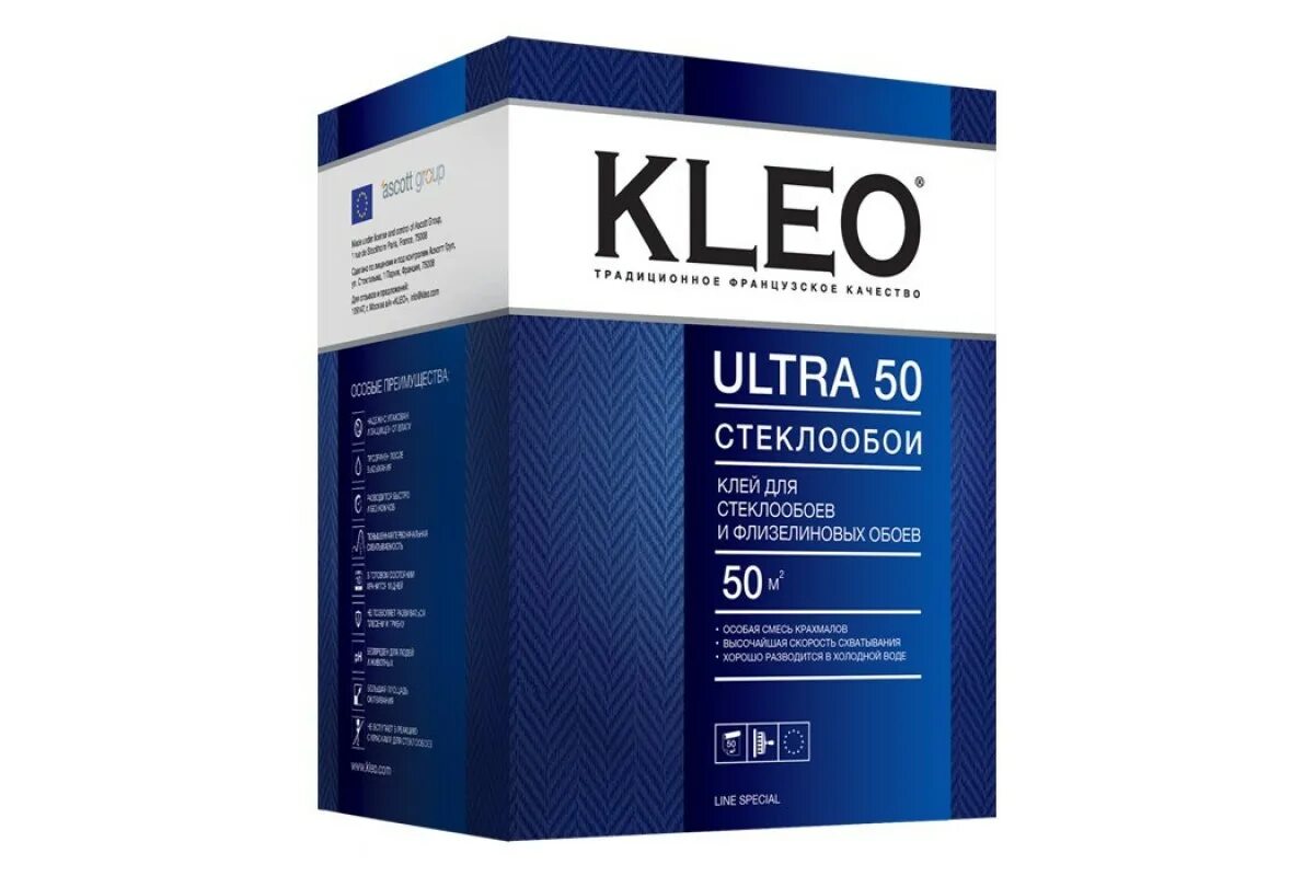 Клей Kleo Ultra 50 д/стеклообоев 50кв.м. Kleo Ultra 50. Kleo Флизелиновый клей. Клей Kleo универсальный мини. Расход клея для обоев