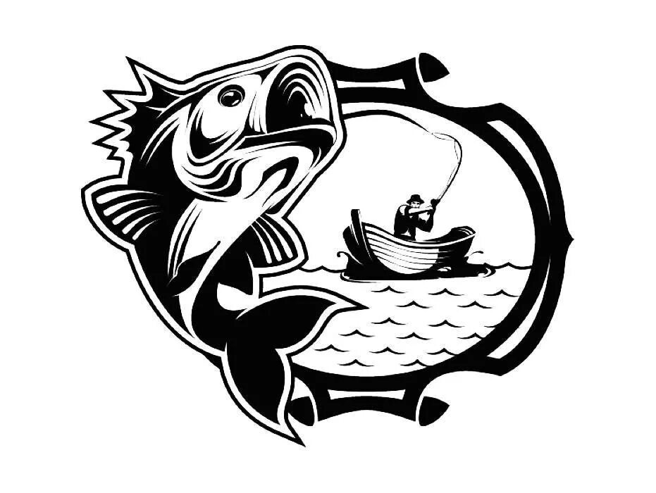 Логотип рыбалка. Рыба эмблема. Наклейки про рыбалку на автомобиль. Рыболовные эмблемы.