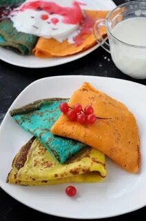 Разноцветные блины