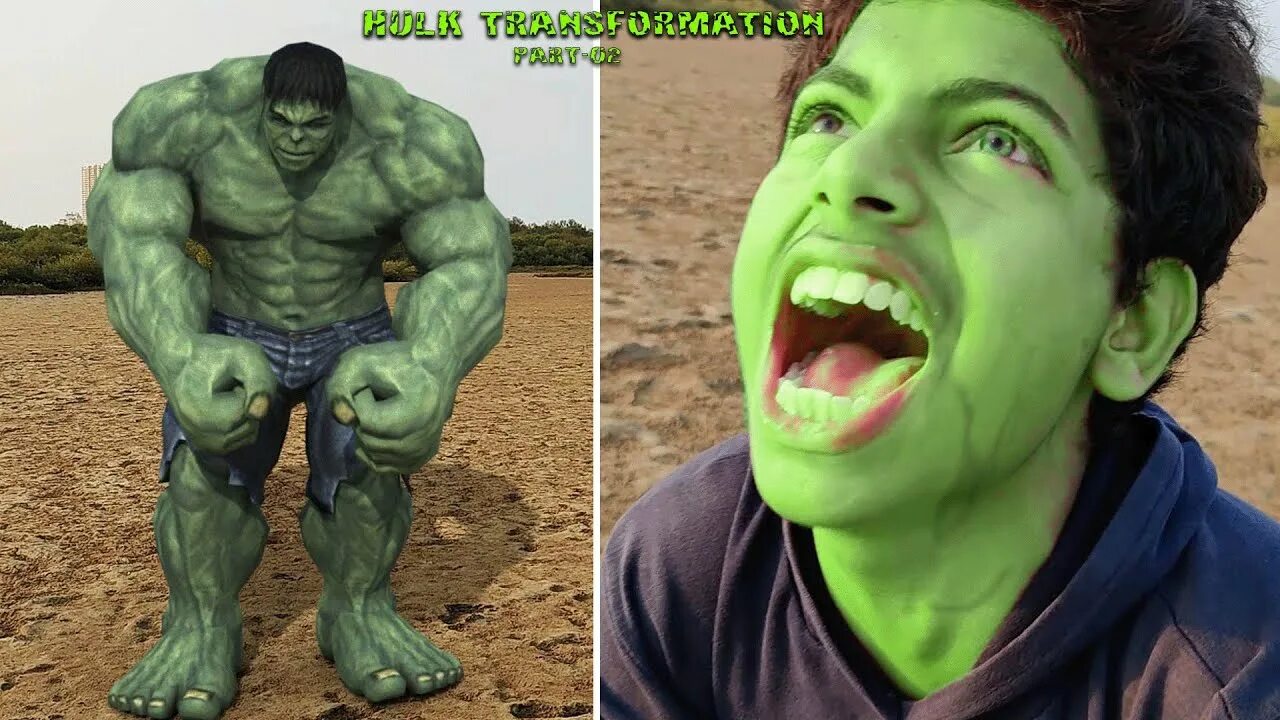 Hulk transformation real life