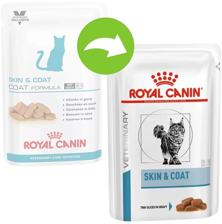 Роял Канин ветеринарный корм для кошек. Royal Canin Skin & Coat Feline. Роял Канин ветеринарный корм для кошек влажный. Skin Coat Роял Канин корм для кошек. Купить влажный корм для кошек роял