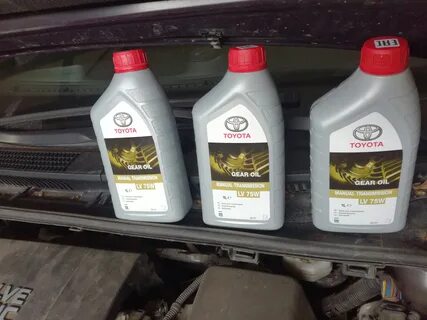 Toyota manual transmission gear oil 75w