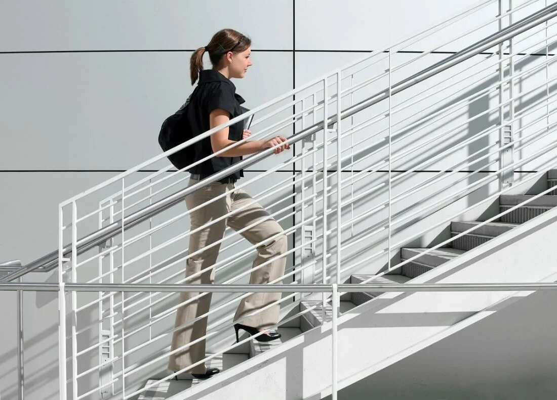 Climb the stairs