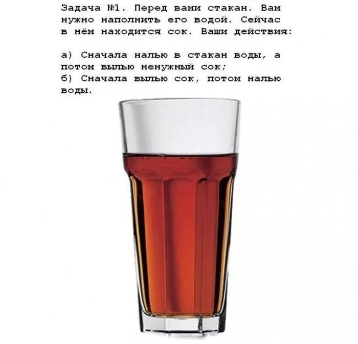 Стакан загадка