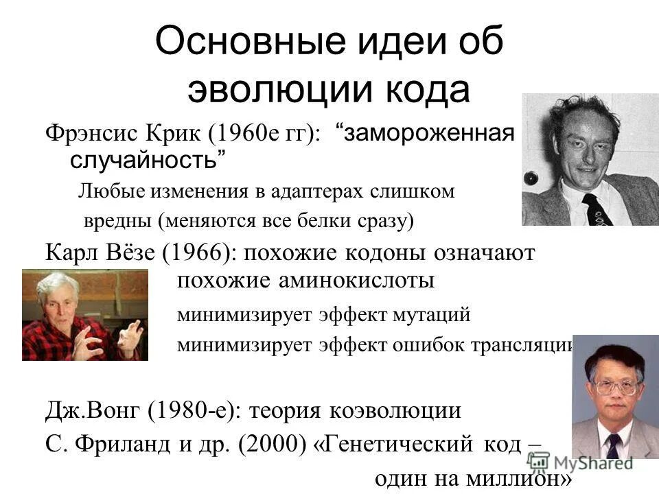 Код эволюции. Код эволюции