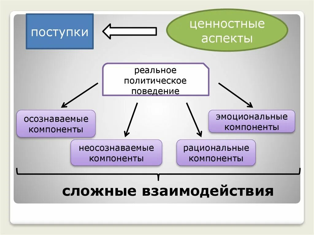 Реальное политическое поведение. Ценностные аспекты политического поведения. Ценностный аспект это. Аксиологические аспекты.