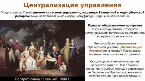 Усиление государственной централизации