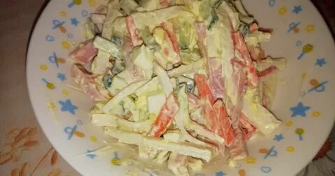Огурцы сыр крабовые палочки огурец