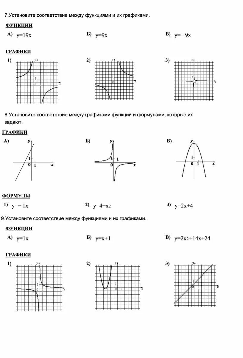Установите соответствие между графиками функций. Соответствие между функциями и их графиками. Установите соответствие между функциями и их графиками. Установите соответствие между функциями. Функции огэ биология