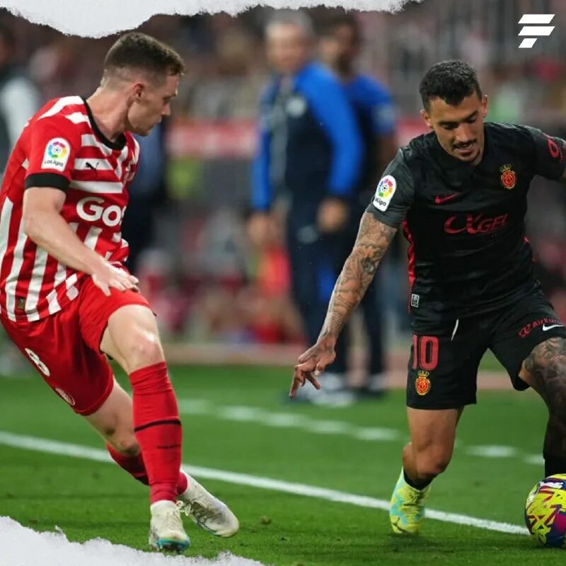 фол реал жирона. 02. мигель гутьеррес реал. матч жирона мальорка. жирона посуда.