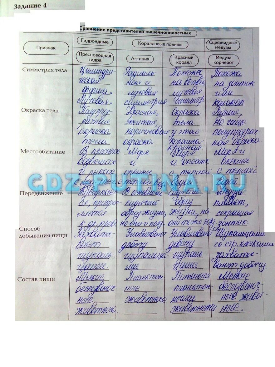 Биология 7 класс суматохин кучменко. Таблица по биологии 7 класс гидроидные сцифоидные коралловые полипы. гдз по биологии 7 класс рабочая тетрадь суматохин 2 часть. гдз по биологии 8 про пресноводных. заполните сравнительную таблицу подклассов anthozoa:.