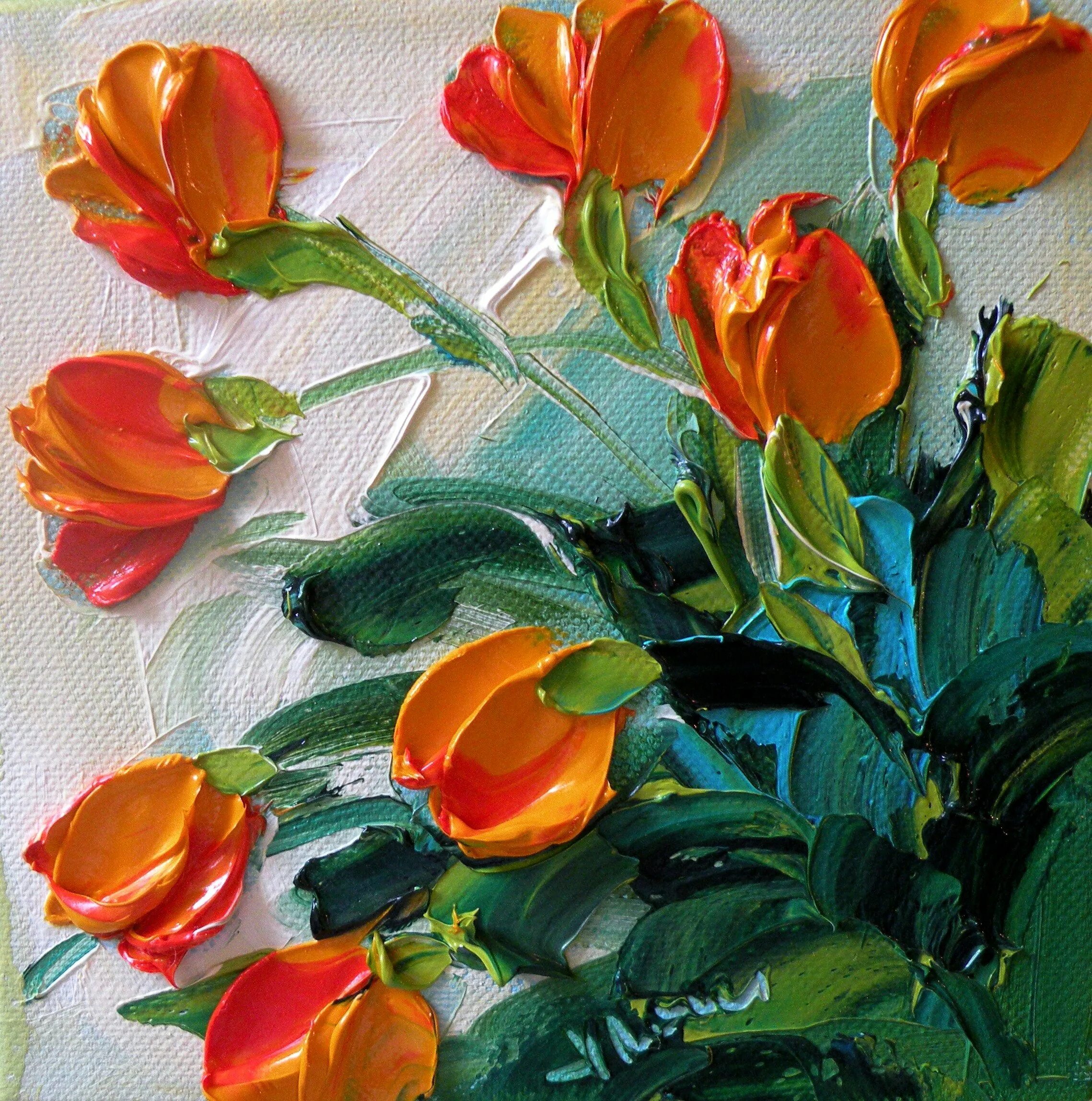 Масляные цветы. Тюльпаны Импасто. Импасто мастихин. Тюльпаны мастихином Импасто. Jan Ironside картины.