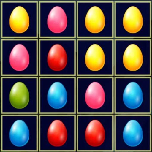 Пасхальные яйца три в ряд (Easter Egg Mania)