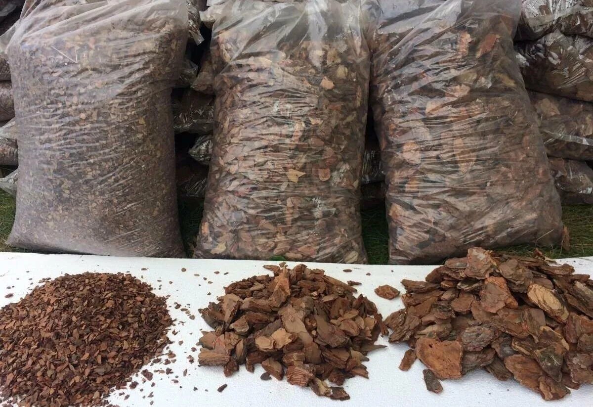 Расход коры для мульчирования на метр. Расход коры для мульчирования на метр