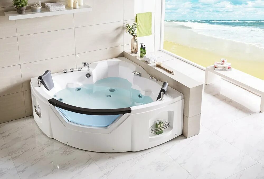 Гидромассажная ванна Jacuzzi. Гидрованна джакузи. Jacuzzi ванна с гидромассажем. Ванная угловая двухместная фирма Jacuzzi. Угловая гидромассажная ванна