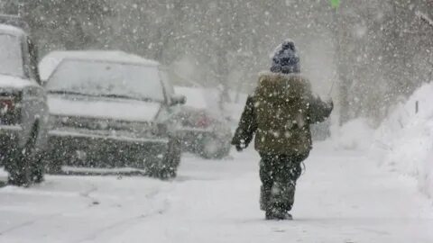 Снегопад мокрый снег
