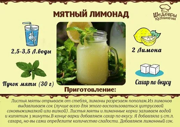 Как делать домашний лимонад