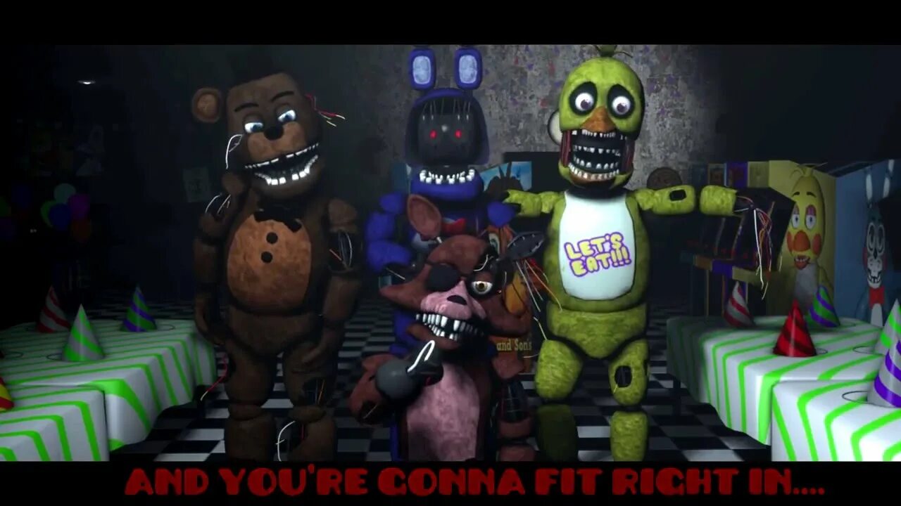 Фнаф песня five more nights. Fnaf nobody3. Fnaf legend. Five more nights jt machinima. Фнаф песни.